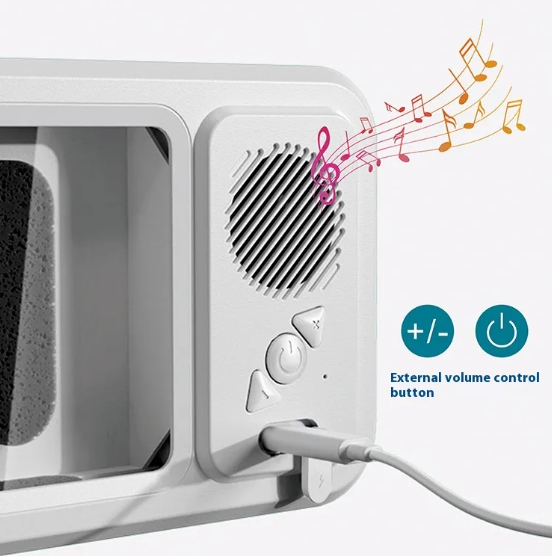 Altavoz Bluetooth Impermeable para Baño & Soporte para Teléfono