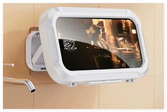 Altavoz Bluetooth Impermeable para Baño & Soporte para Teléfono