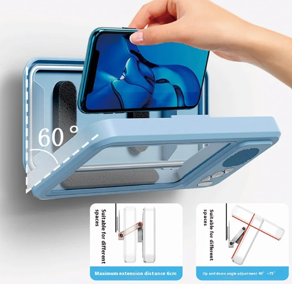 Altavoz Bluetooth Impermeable para Baño & Soporte para Teléfono