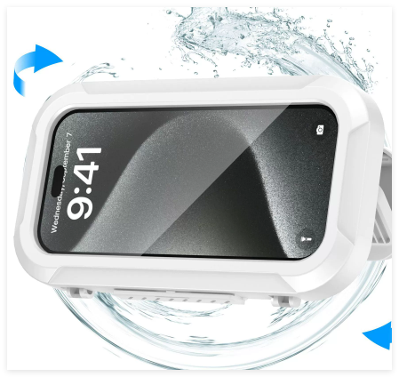 Altavoz Bluetooth Impermeable para Baño & Soporte para Teléfono